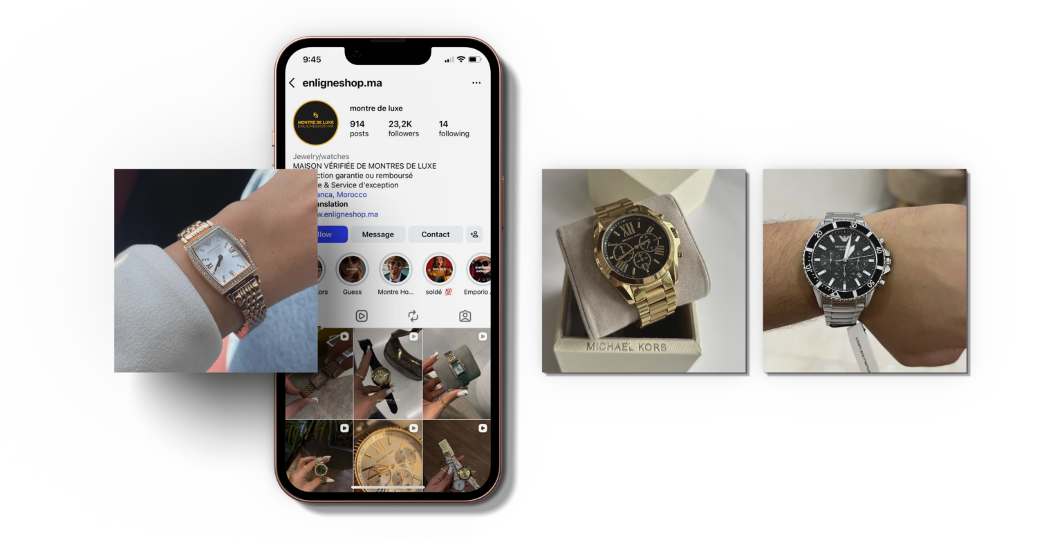 Montre de luxe – enligneshop.ma